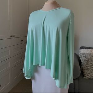 North Star Base pale green jersey top